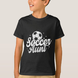 Camiseta Tía de fútbol Tía orgullosa de un jugador de fútbo