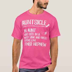 Camiseta Tía De Hockey Auntsicales De Una Tía De Jugador De