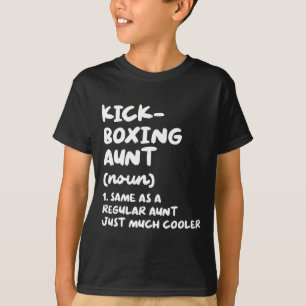 Camiseta Tía de kickboxing Definición Divertidos Deportes A