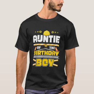 Camiseta Tía de la alfombra de la familia de la construcció
