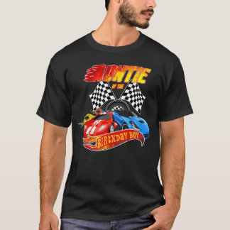 Camiseta Tía De La Carrera De Cumpleaños