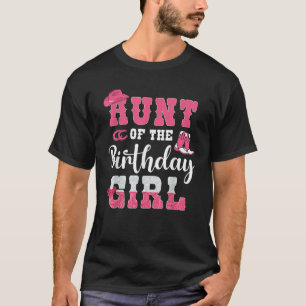 Camiseta Tía de la Chica de cumpleaños Nova Occidental tema