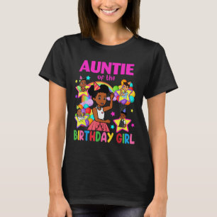 Camiseta Tía de la cumpleañera Gracie Muñecas Niña