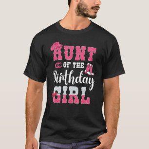 Camiseta Tía de la Cumpleañera Tema Vaquera Occidental 2