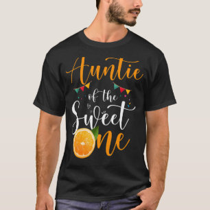 Camiseta Tía De La Dulce Naranja De La Familia De Primer Cu
