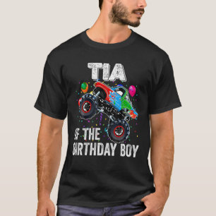 Camiseta Tía de la fama de cumpleaños del niño monstruo del