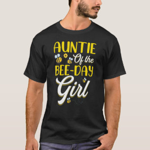 Camiseta Tía De La Familia Chica Del Día De La Abeja