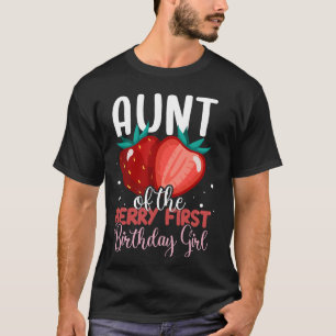 Camiseta Tía de la familia de Chicas de cumpleaños de Berry