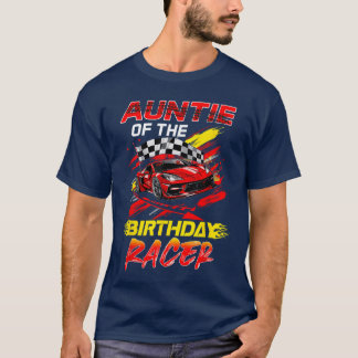 Camiseta Tía De La Familia Fiesta De Raza De Cumpleaños