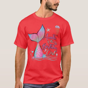 Camiseta Tía De La Familia Mágica De La Chica De Cumpleaños