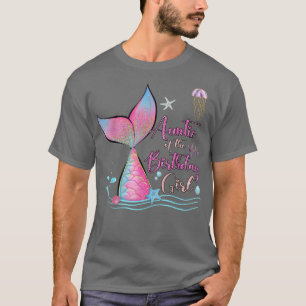 Camiseta Tía De La Familia Mágica De La Chica De Cumpleaños