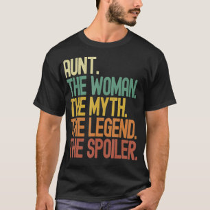 Camiseta Tía de la mujer mito Leyenda spoiler graciosa muje