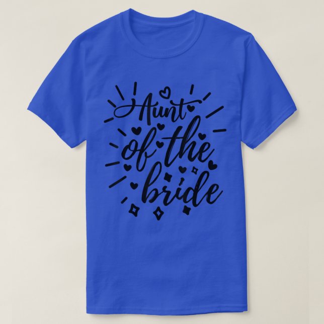 Camiseta Tía de la novia, boda y despedida de soltera coinc (Diseño del anverso)