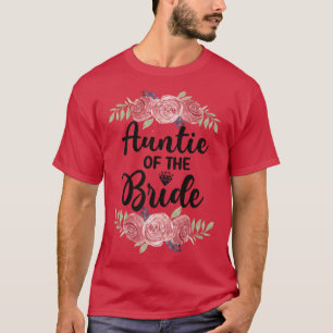 Camiseta Tía De La Novia Desayuno Nupcial Fiesta De Boda 