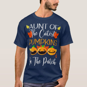 Camiseta Tía De Las Calabazas Más Cuidadosas Del Parche