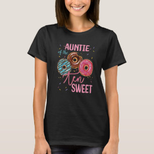 Camiseta Tía De Los Dulces Diez Diez Fiesta De Cumpleaños D