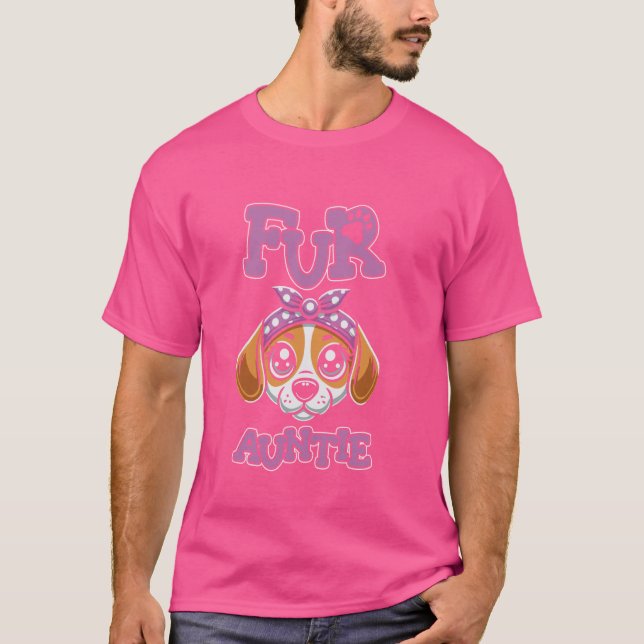 Camiseta Tía de Perro Beagle Mascota Raza (Anverso)