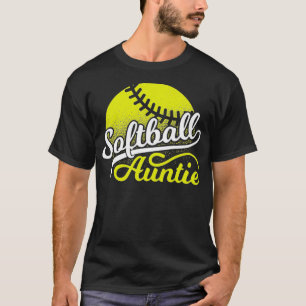 Camiseta Tía de Softbol Mujeres entrenadoras Tía de Softb