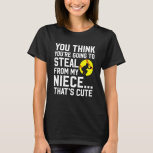 Camiseta Tía de Sóftbol Receptora Tía Divertida de un Gato