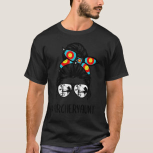 Camiseta Tía de tiro al arco La vida desordenada del pelo d