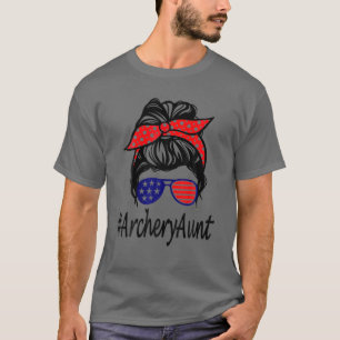 Camiseta Tía de tiro al arco La vida desordenada del pelo d
