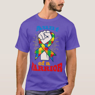 Camiseta Tía De Un Regalo De Autismo De Guay Del Rompecabez