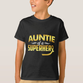 Camiseta Tía De Una Superheroína Concienciación Sobre El Cá
