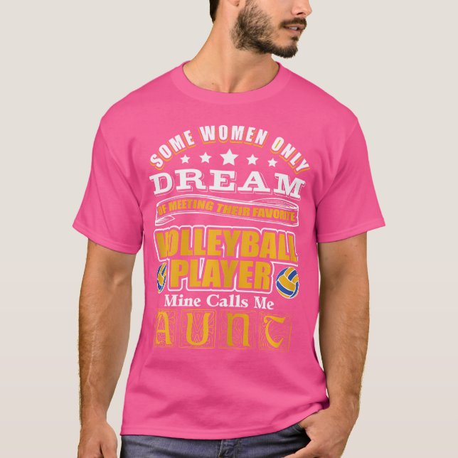 Camiseta Tía De Voleibol De La Mujer (Anverso)