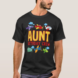 Camiseta Tía del avión de Birthday Boy Ausente
