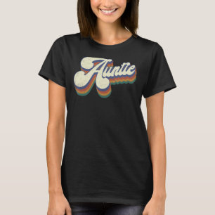 Camiseta Tía del Día de la Madre Retro para Mujeres