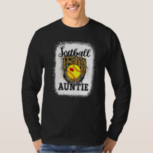 Camiseta Tía del Día del Juego Leopardo de la tía del Softb