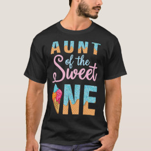 Camiseta Tía Del Dulce Helado Un Feliz Cumpleaños A