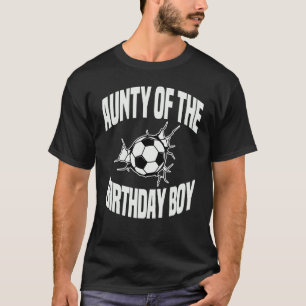 Camiseta Tía Del Equipo De Fútbol De Birthday Fiesta F