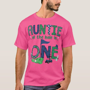 Camiseta Tía Del Hoyo En Uno Cumpleaños 1 Niño Golf Lo