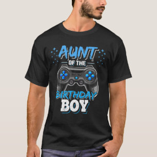 Camiseta Tía Del Nacimiento Del Videojuego De Birthday