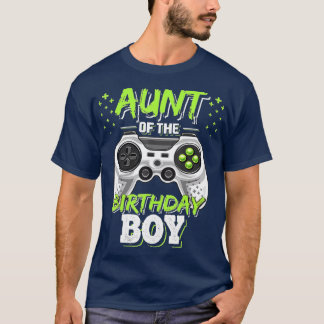 Camiseta Tía del nacimiento del videojuego de cumpleaños