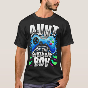Camiseta Tía del nacimiento del videojuego de cumpleaños