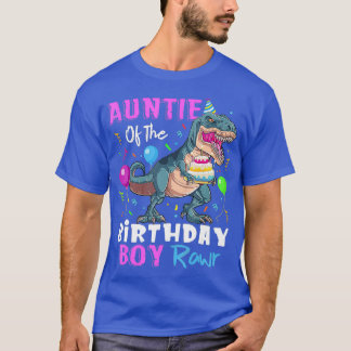 Camiseta Tía Del Nacimiento Muchacho Camisas Tía Dinosaurio