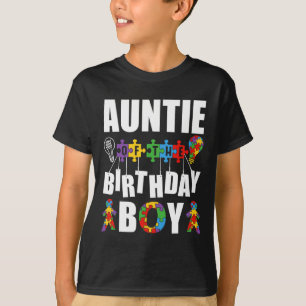 Camiseta Tía del niño cumpleañero Celebración de la Concien