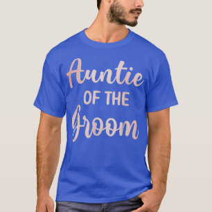 Camiseta Tía del novio día de la boda del novio regadera