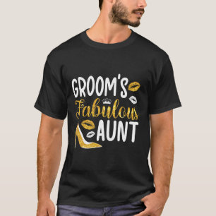 Camiseta Tía del novio fabulosa tía del novio
