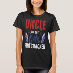 Camiseta Tía Del Pequeño Rastreador 4 De Julio Birthda