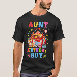 Camiseta Tía Del Tema Del Carnaval De Cumpleaños De Los Muc