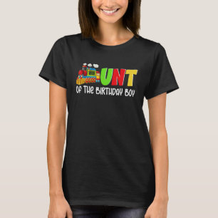 Camiseta Tía del tema del tren Pa del niño cumpleaños Choo