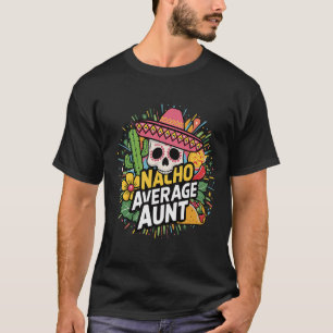 Camiseta Tía divertida no promedio con sombrero Cinco De Ma