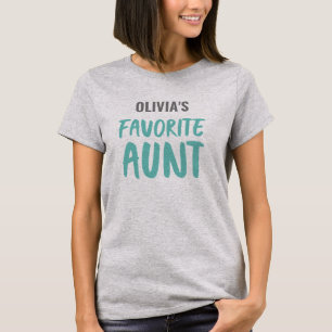 Camiseta Tía favorita personalizada