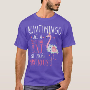 Camiseta Tía Flamingo como una tía normal Regalos Divertido