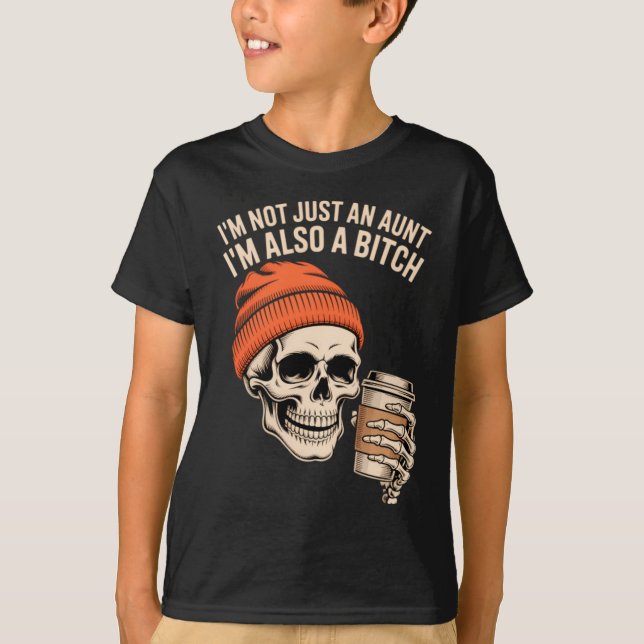 Camiseta Tía Funny Skeleton Tía (Anverso)