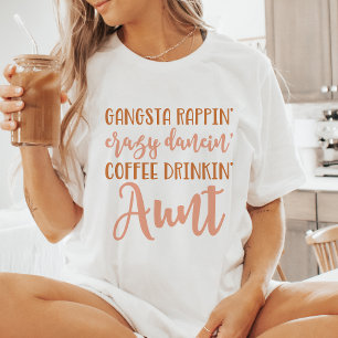 Camiseta Tía Gángster Divertida