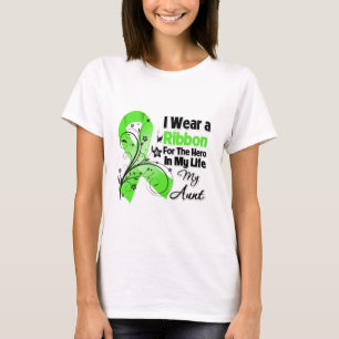 Camiseta Tía Hero en mi cinta del linfoma de la vida